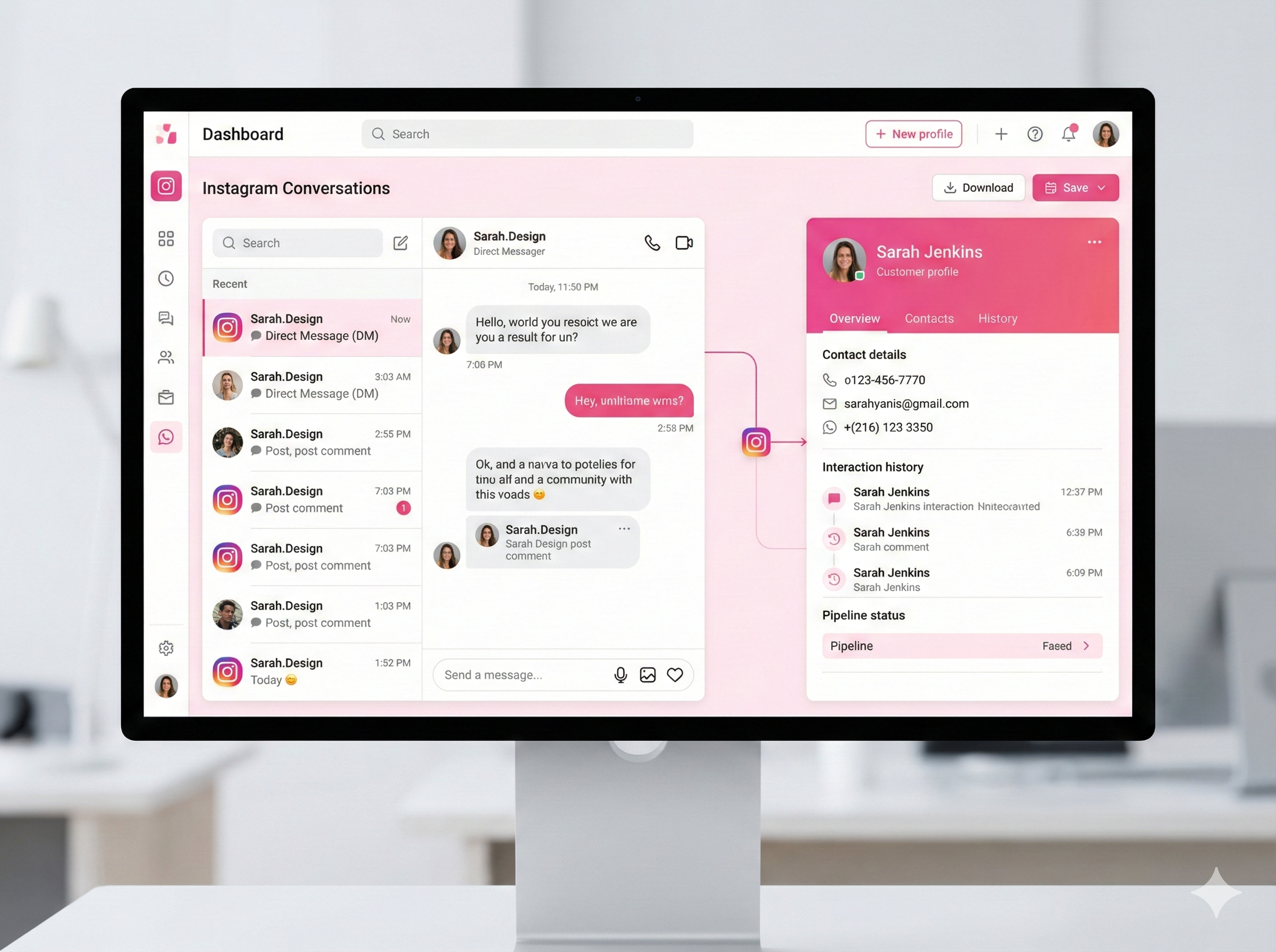 Instagram Integration Dashboard